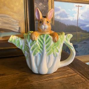 Ceramic, Bunny Tea Pot